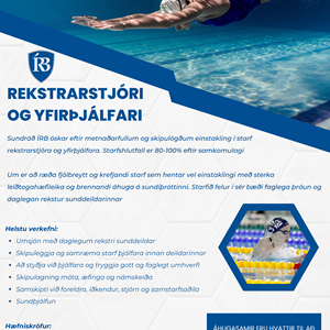 Rekstrarstjóri og yfirþjálfari | SSÍ